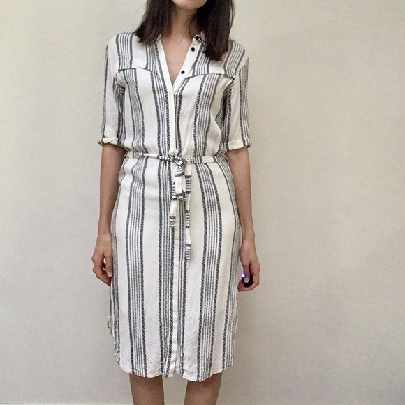 Topshop Dresses & Skirts - 🌟 3 for $12 • TOPSHOP • rare• striped button down shirt dress